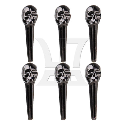 BQLZR Acoustic Guitar Metal Bridge Pins String Nail Pins Bridge Pin Black