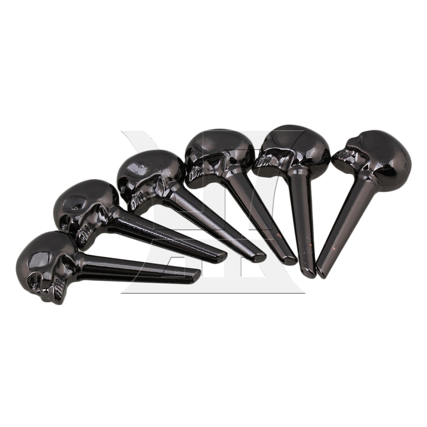 BQLZR Acoustic Guitar Metal Bridge Pins String Nail Pins Bridge Pin Black