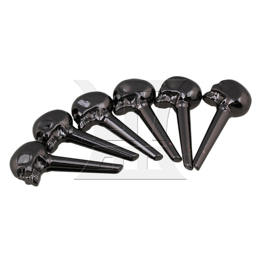 BQLZR Acoustic Guitar Metal Bridge Pins String Nail Pins Bridge Pin Black