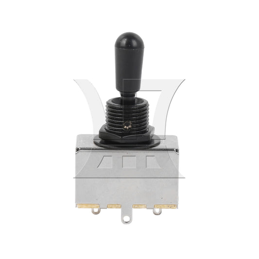 Black Tip Enclosed 3 Way Toggle Switch Pickup Selector for Guitar