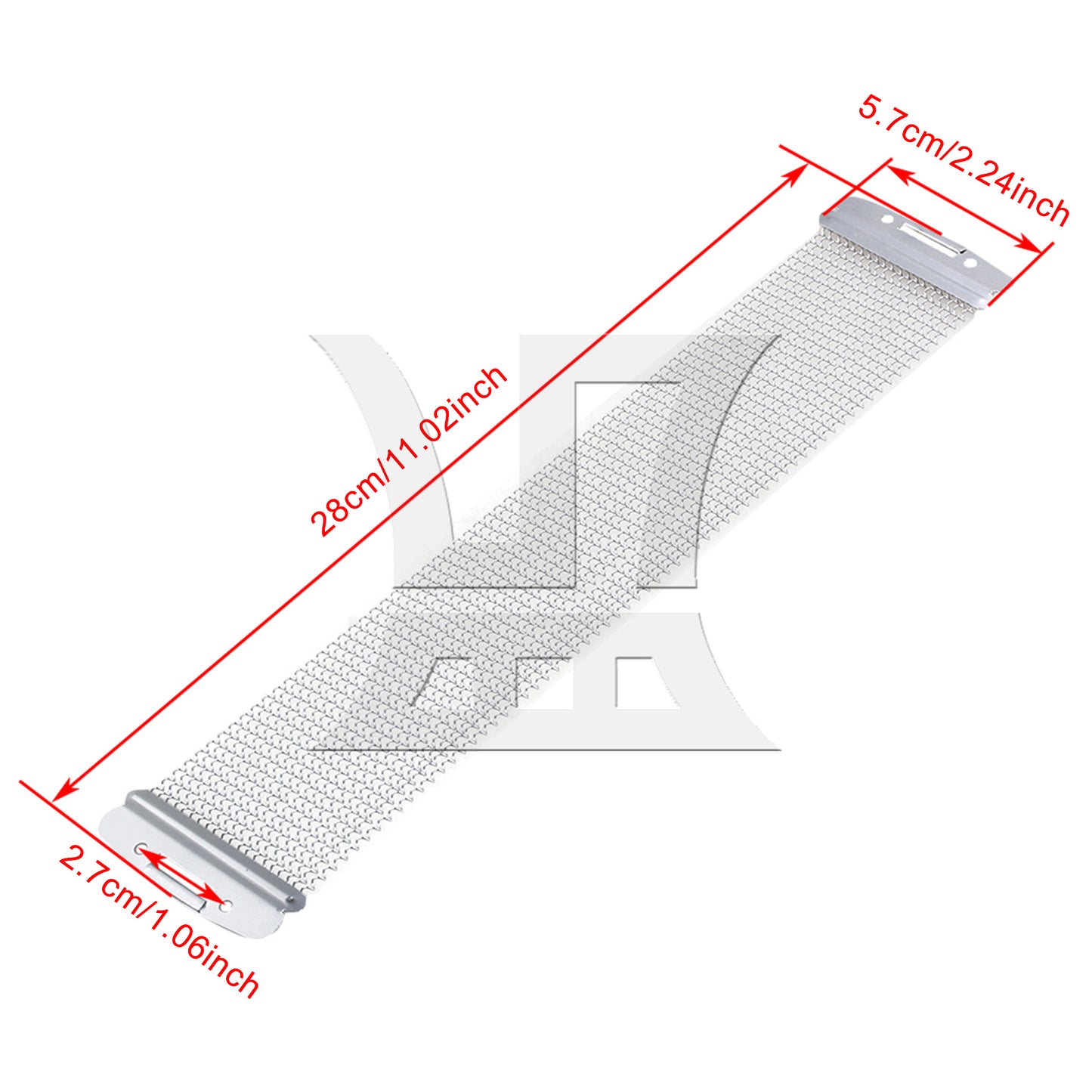 BQLZR Silver Steel 20 Strand Snare Wire for 279mm Snare Drums Snare Drum Part BQLZR