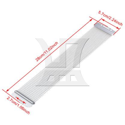 BQLZR Silver Steel 20 Strand Snare Wire for 279mm Snare Drums Snare Drum Part BQLZR