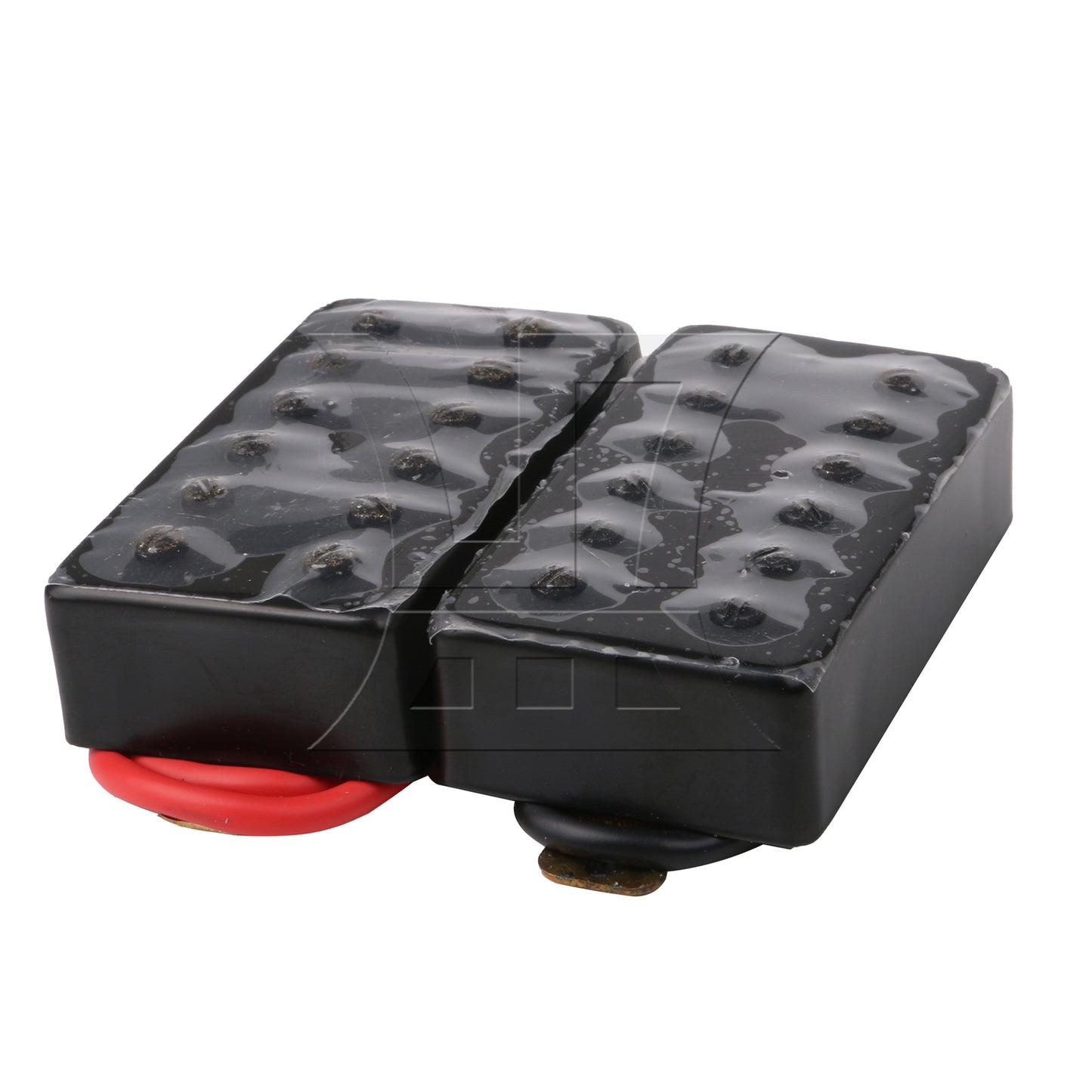 BQLZR Black 69x38x19mm Humbucker N/B Pickups Set for Electric Guitar