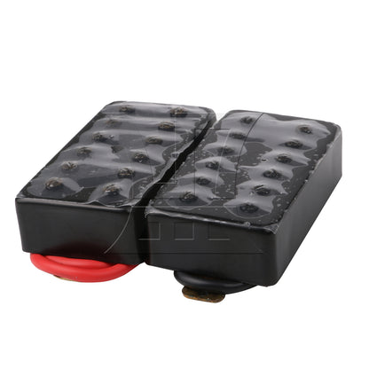 BQLZR Black 69x38x19mm Humbucker N/B Pickups Set for Electric Guitar