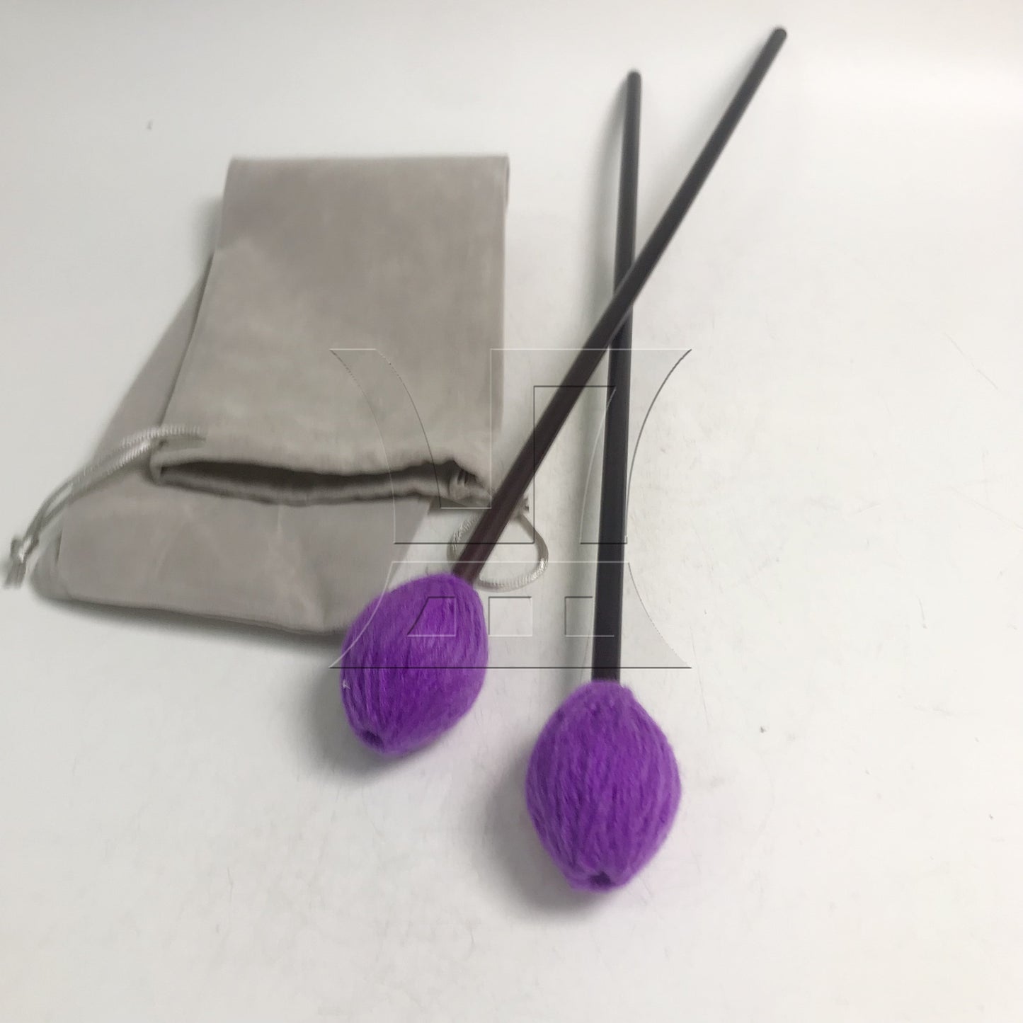 BQLZR Maple Handles and Soft Purple Woolen Yarn Head Marimba Mallets