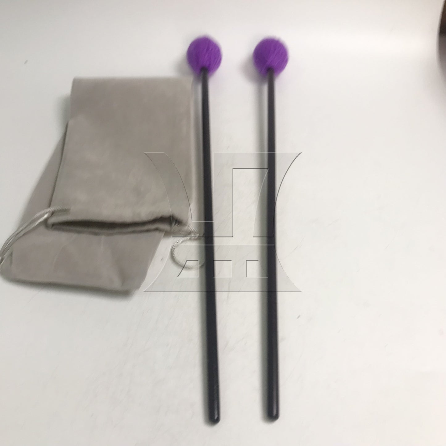 BQLZR Maple Handles and Soft Purple Woolen Yarn Head Marimba Mallets