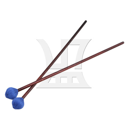 2 x BQLZR Maple Handles and Hard Blue Woolen Yarn Head Marimba Mallets