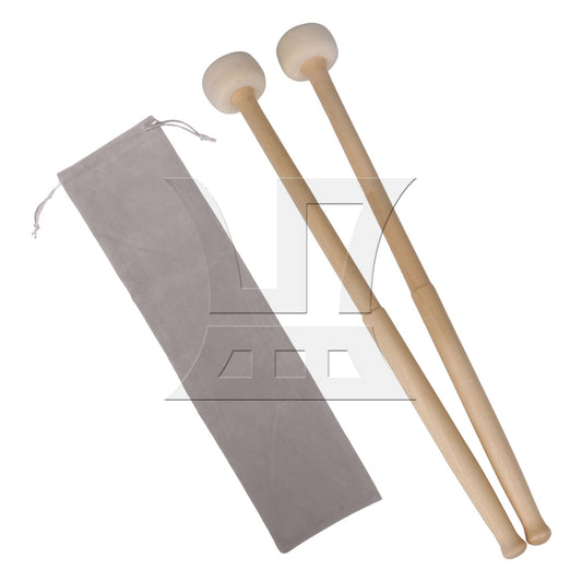 2x BQLZR Felt Head Maple Handle 14 Inch Timpani Stick Timpani Felt Mallet