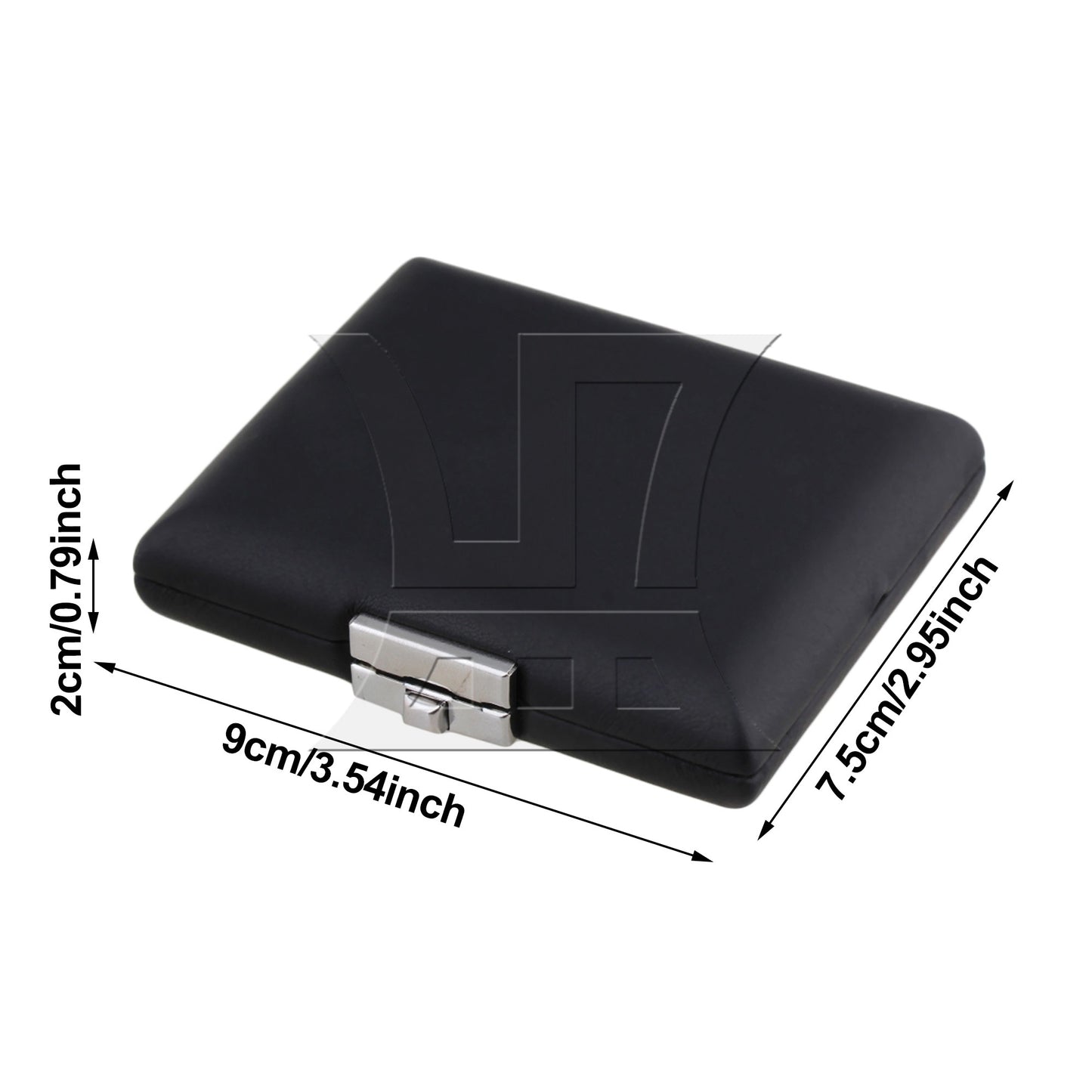 Black Bassoon Reed Box Case with Flannel Slot Hold 3pcs Bassoon Reeds