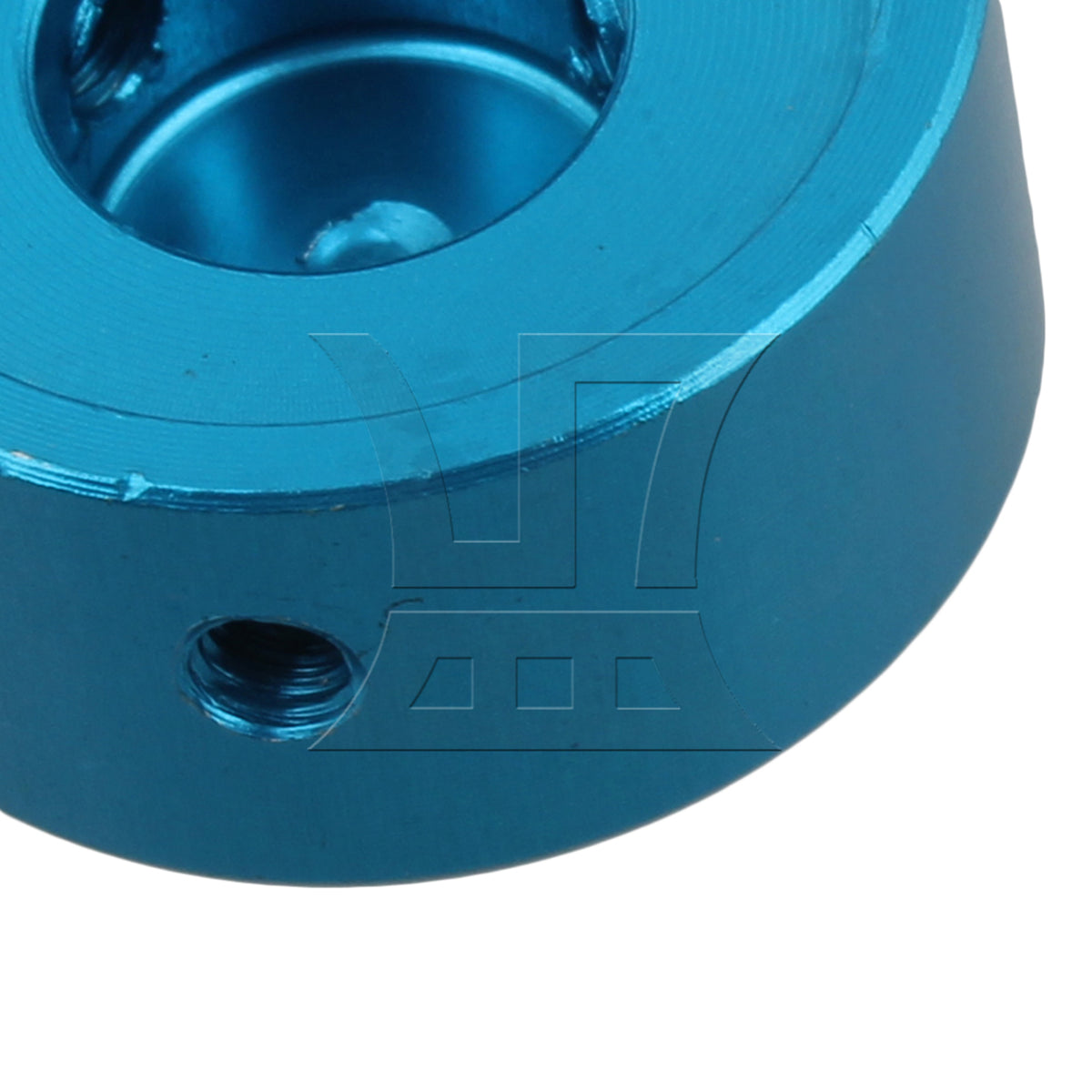BQLZR Guitar Effects Parts Stomp Switch Pedal Box Foot Metal Blue Cap