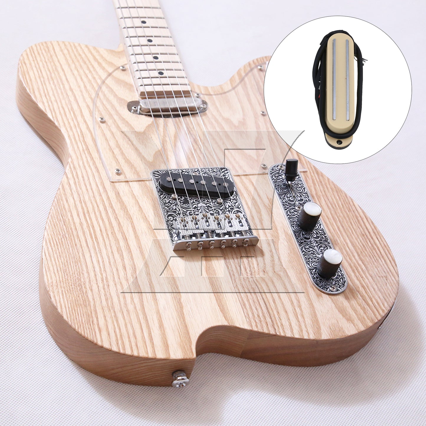 BQLZR Dual Coil Pickup Magnetic Humbucker for Electric Guitar Cream
