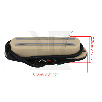 BQLZR Dual Coil Pickup Magnetic Humbucker for Electric Guitar Cream