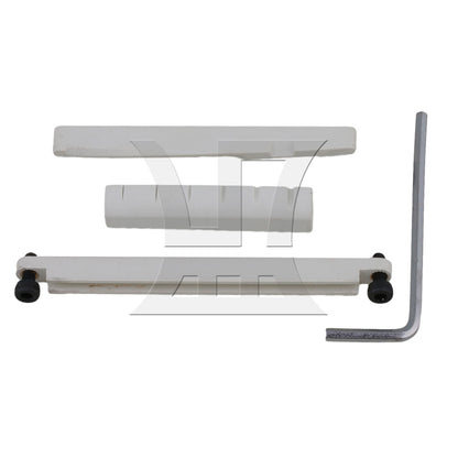 Adjustable Bridge Saddle and Slotted Nut for Guitar