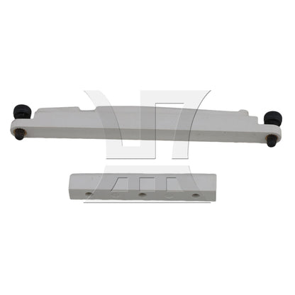Adjustable Bridge Saddle and Slotted Nut for Guitar