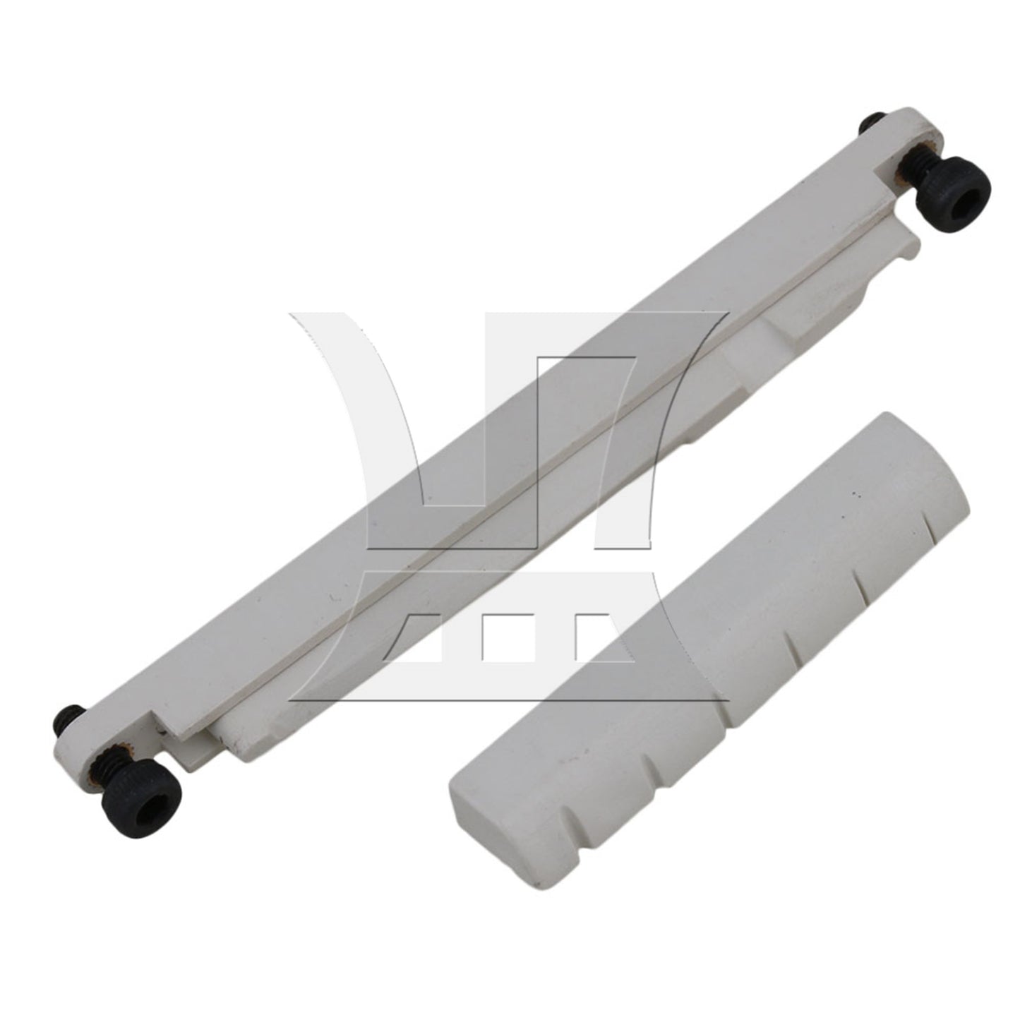 Adjustable Bridge Saddle and Slotted Nut for Guitar
