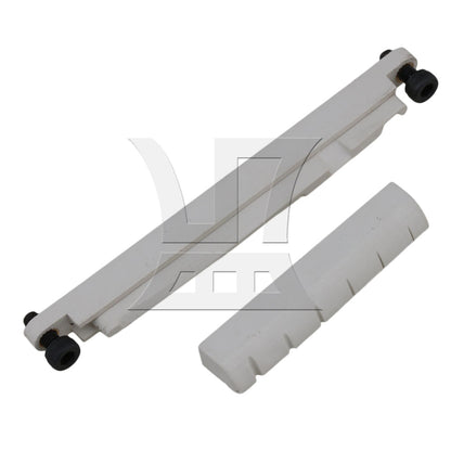 Adjustable Bridge Saddle and Slotted Nut for Guitar