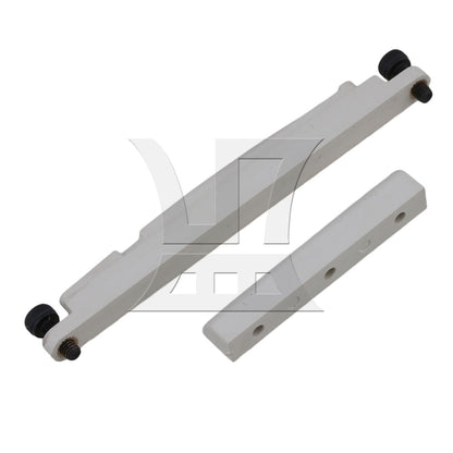 Adjustable Bridge Saddle and Slotted Nut for Guitar