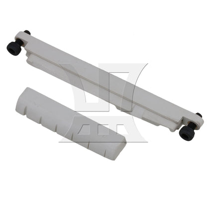 Adjustable Bridge Saddle and Slotted Nut for Guitar