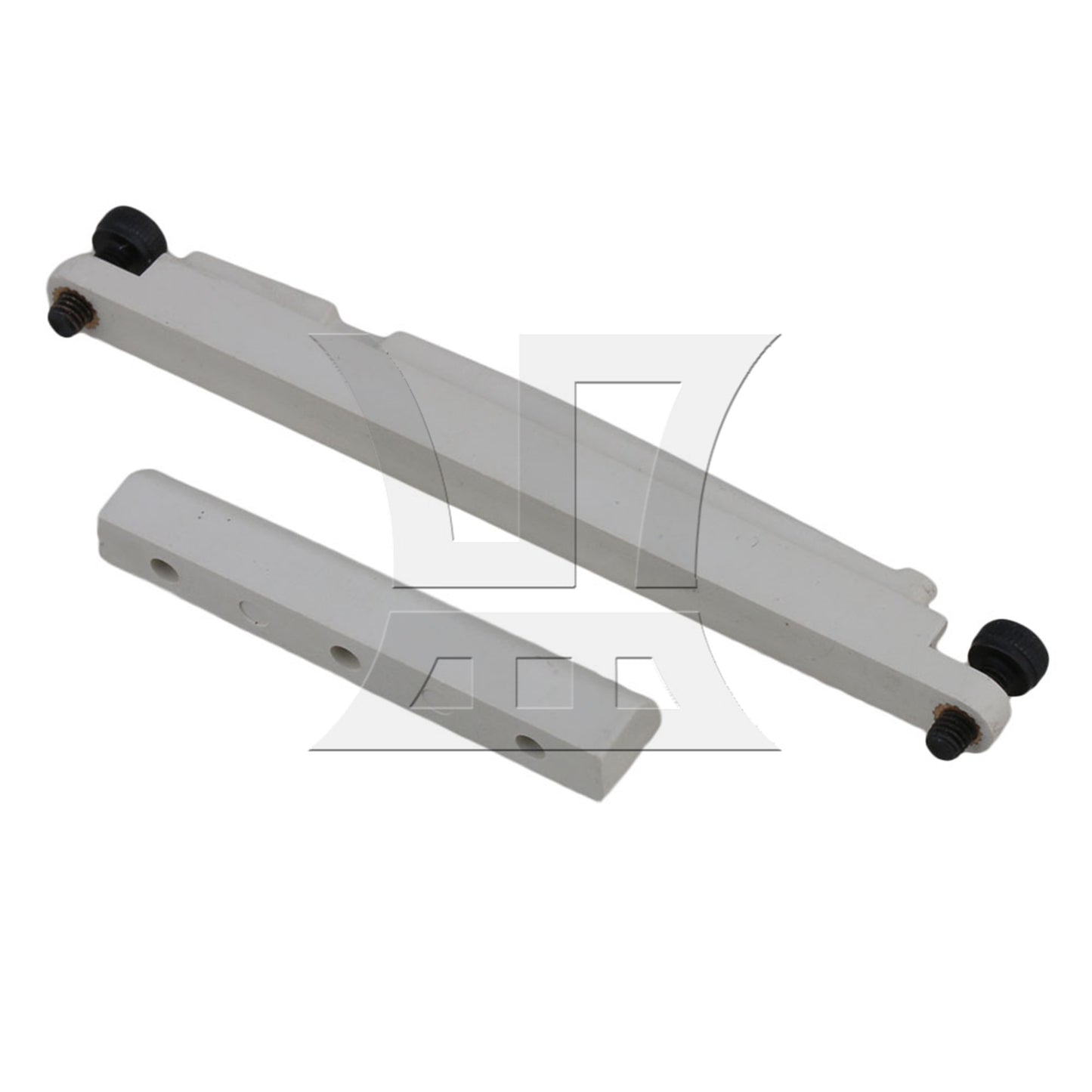 Adjustable Bridge Saddle and Slotted Nut for Guitar