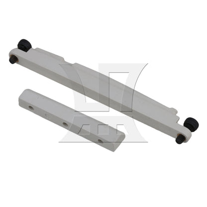 Adjustable Bridge Saddle and Slotted Nut for Guitar