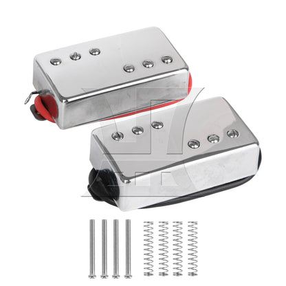 BQLZR Silver Bridge & Neck Humbucker Pickup for Electric Guitar