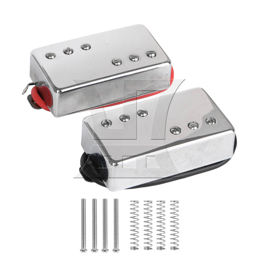 BQLZR Silver Bridge & Neck Humbucker Pickup for Electric Guitar