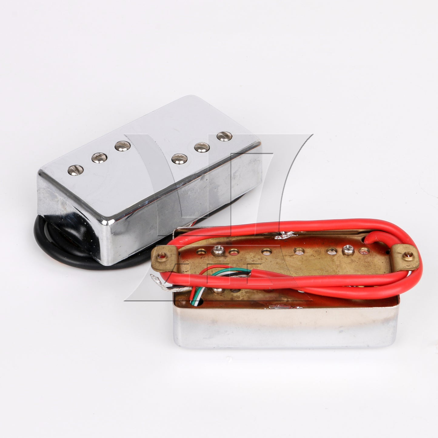 BQLZR Silver Bridge & Neck Humbucker Pickup for Electric Guitar