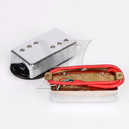 BQLZR Silver Bridge & Neck Humbucker Pickup for Electric Guitar