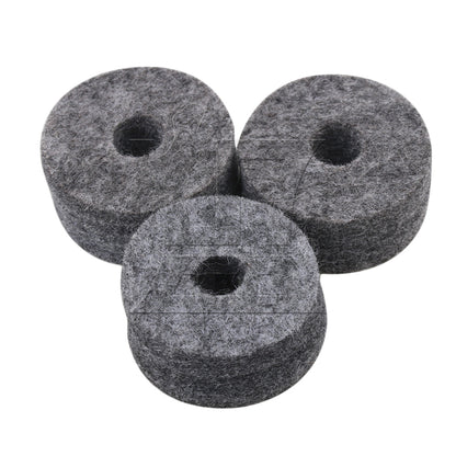 10x BQLZR 3.5x1.5cm Black Felt Washers Cymbal Stand Replacement for Drum Set