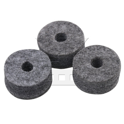 10x BQLZR 3.5x1.5cm Black Felt Washers Cymbal Stand Replacement for Drum Set