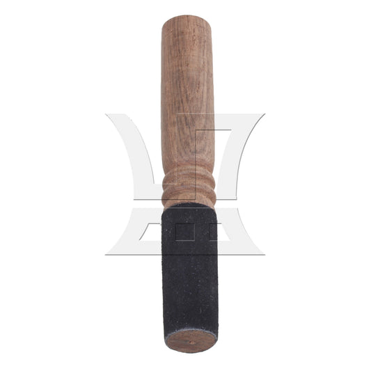 Wooden Color 18x2.6cm Leather-wrapped Tibetan Singing Bowl Mallet Stick BQLZR
