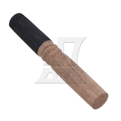 Wooden Color 18x2.6cm Leather-wrapped Tibetan Singing Bowl Mallet Stick BQLZR