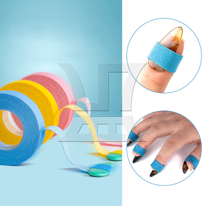 20x Blue Rolls Guzheng Lute Guitar Adhesive Finger Tape 500cm BQLZR