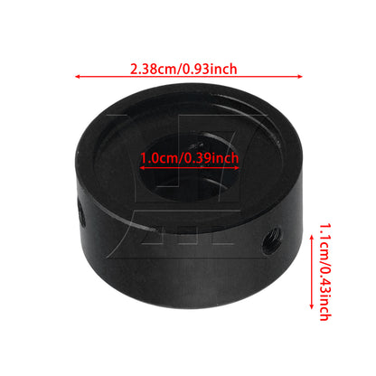 BQLZR Guitar Effects Parts Stomp Switch Pedal Box Foot Metal Black Knob