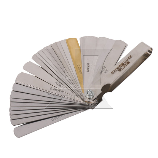 32 Guitar Luthier Feeler Gauge Stainless Steel 0.038mm-0.889mm BQLZR
