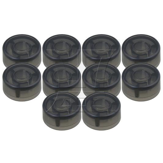10PCS Black Plastic Cap for Electric Guitar Effect Pedal Knob