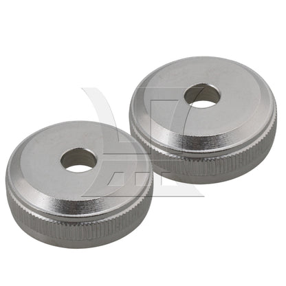 3 Pieces BQLZR Silver Color Copper Trumpet Botton Valve Piston Screw Cap