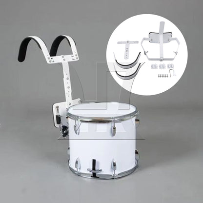 BQLZR 33x23.5cm White Steel Marching Drum Carrier Holder for 10" 12" 13" Drum