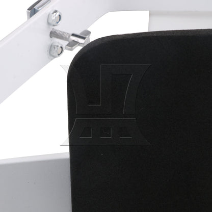 BQLZR 33x23.5cm White Steel Marching Drum Carrier Holder for 10" 12" 13" Drum