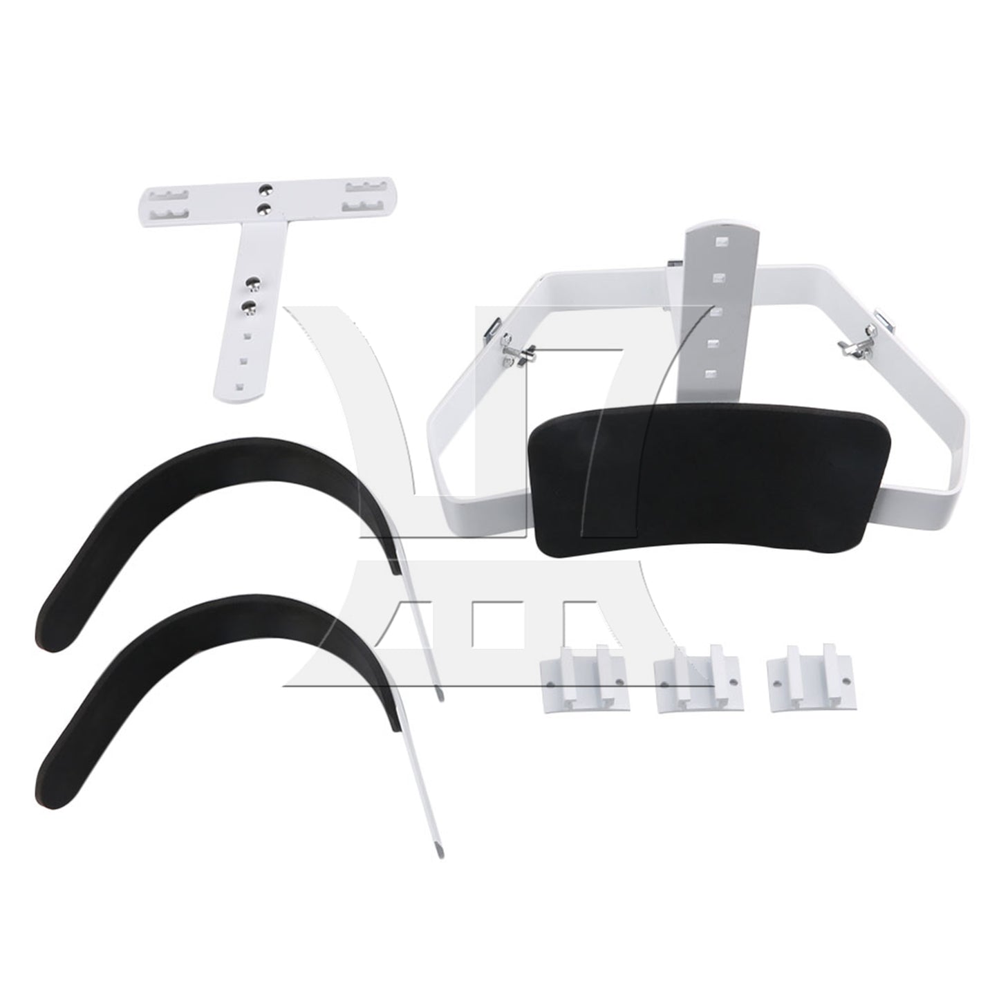 BQLZR 33x23.5cm White Steel Marching Drum Carrier Holder for 10" 12" 13" Drum