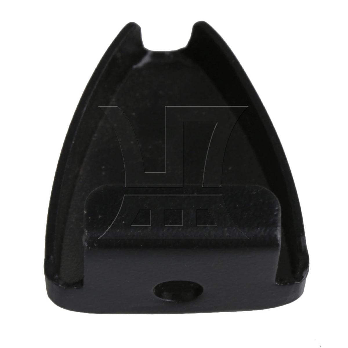 BQLZR 10 x Black Iron Triangle Shape Drum Claw Hook without Tension Rods