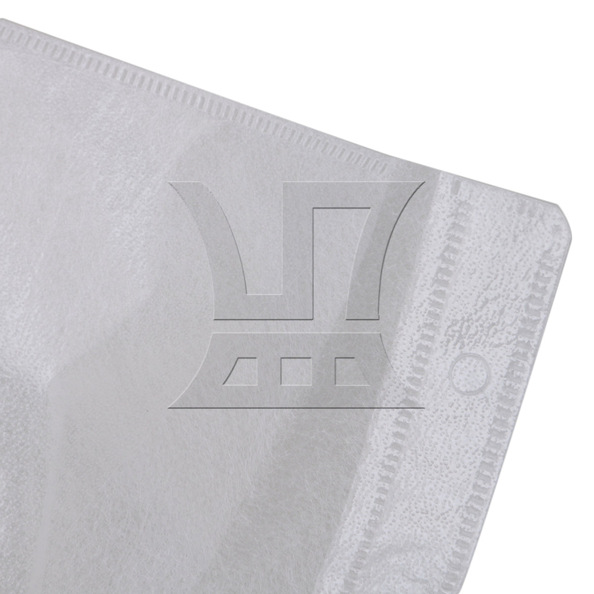 BQLZR 14x13cm White OPP Plastic Double-sided CD DVD Storage Sleeves