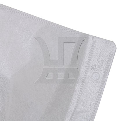 BQLZR 14x13cm White OPP Plastic Double-sided CD DVD Storage Sleeves