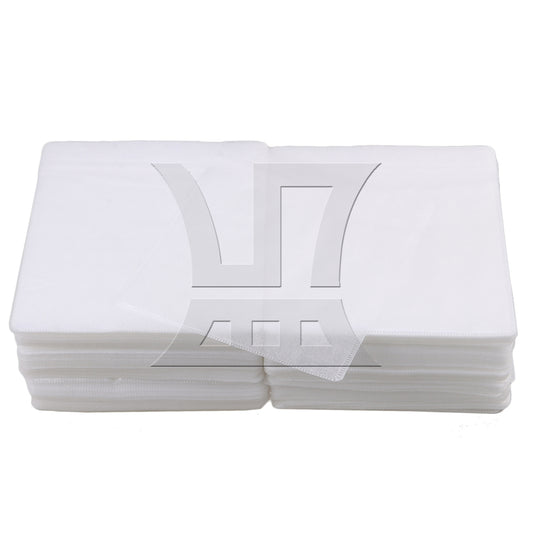 BQLZR 14x13cm White OPP Plastic Double-sided CD DVD Storage Sleeves