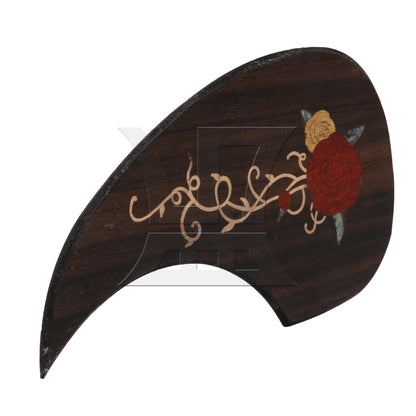 BQLZR Rose Pattern Double-Sided Adhesive Guitar Pickguard for 40-41Inch Guitar