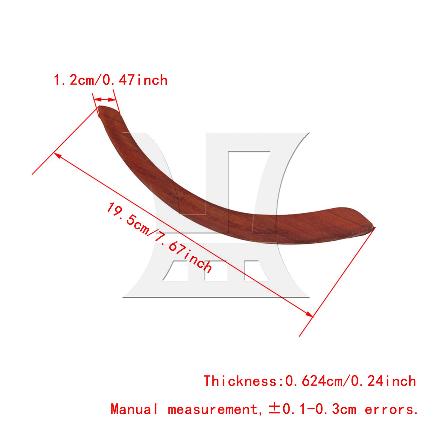 BQLZR Redwood Guitar Arm Rest Guitar Parts for 39-41 Inch Acoustic Guitar