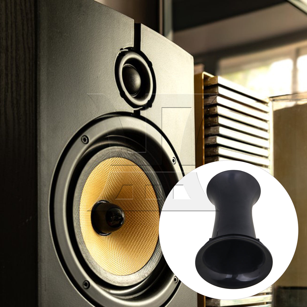 BQLZR 160mm Total Length Plastic Speaker Port Bass Reflex Tube