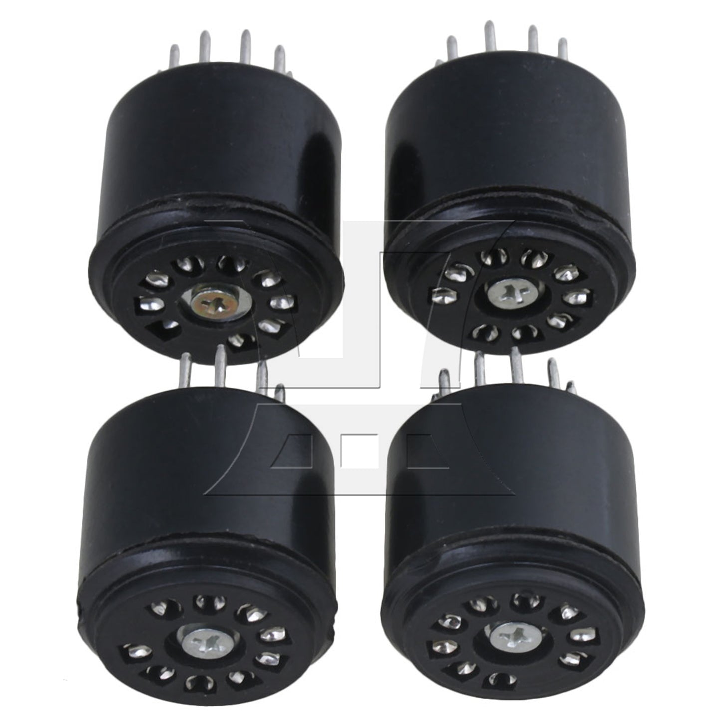 BQLZR Black Bakelite Vacuum Tube Socket Savers for Tube Testers
