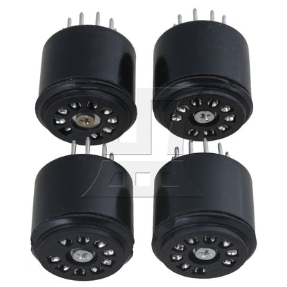 BQLZR Black Bakelite Vacuum Tube Socket Savers for Tube Testers