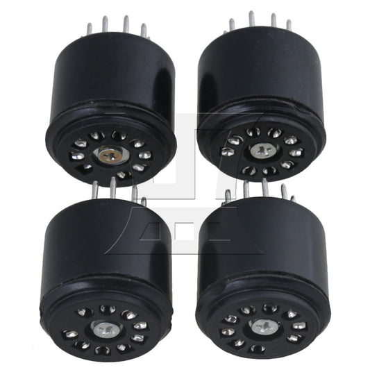 BQLZR Black Bakelite Vacuum Tube Socket Savers for Tube Testers
